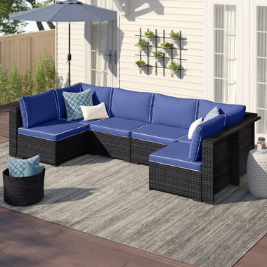 Holliston 3 discount piece rattan sectional